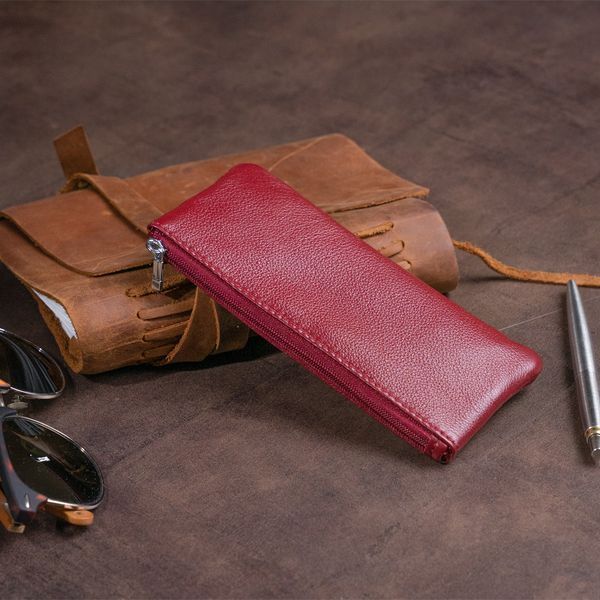 Ключниця-гаманець з кишенькою жіноча ST Leather 19352 Бордова 19352 фото