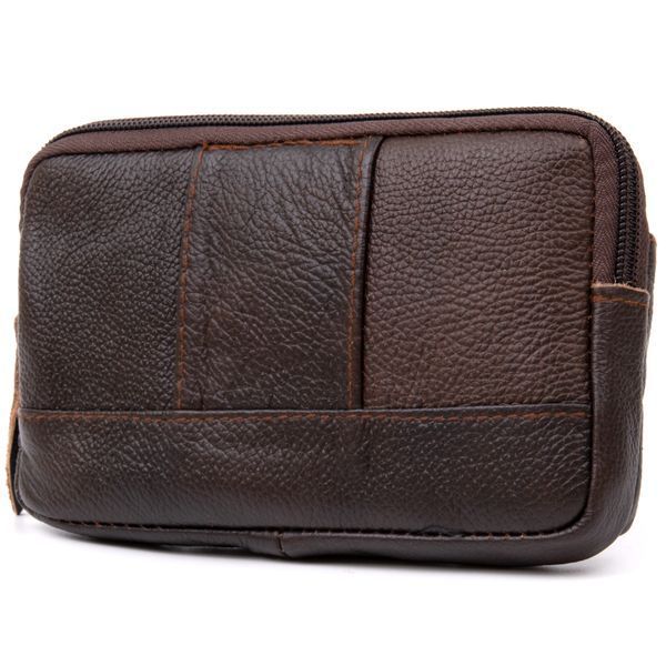 Horizontal waist purse unisex Vintage 20452 Brown 20452 фото