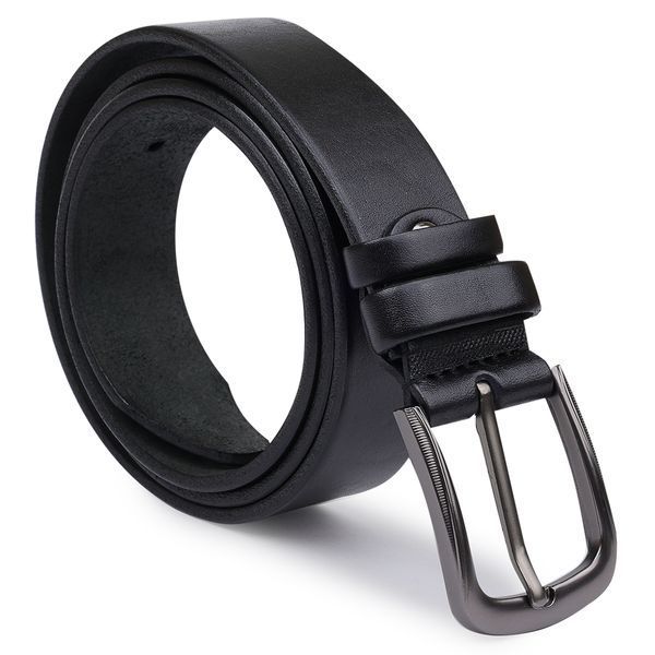 Classic belt for men Vintage 20708 Black 20708 фото