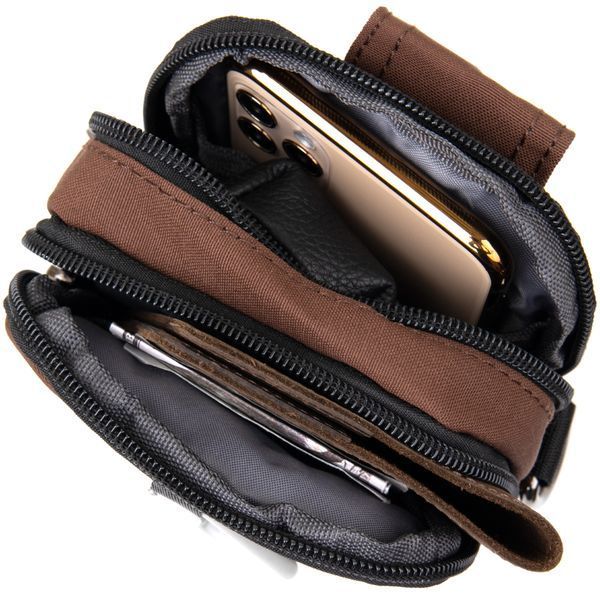Belt bag nylon Vintage 20648 Brown 20648 фото