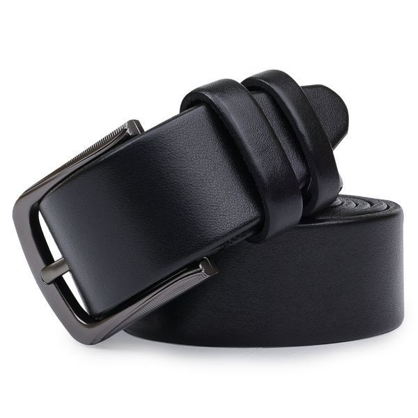 Classic belt for men Vintage 20708 Black 20708 фото