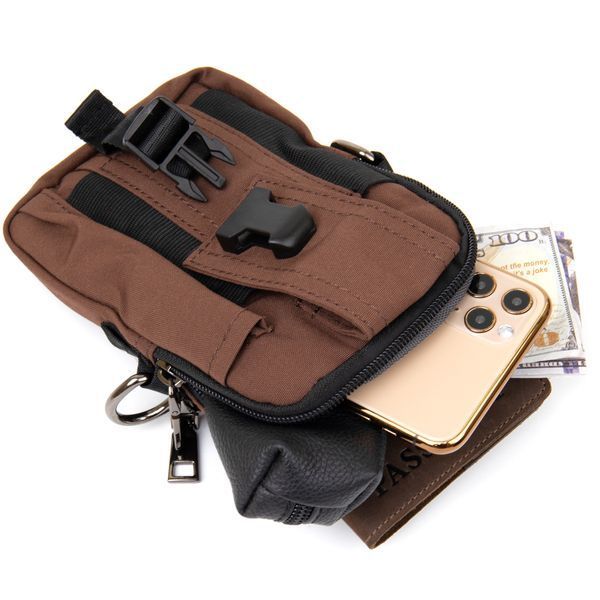 Belt bag nylon Vintage 20648 Brown 20648 фото