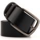 Men's belt with classic mechanical buckle Vintage 20316 Black 20316 фото 2