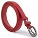 Thin stylish women's belt Vintage 20760 Red 20760 фото 2