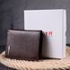 Men's wallet without clasp made of genuine grain leather KARYA 21365 Brown 21365 фото 9