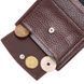 Men's wallet without clasp made of genuine grain leather KARYA 21365 Brown 21365 фото 6