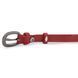 Thin stylish women's belt Vintage 20760 Red 20760 фото 4