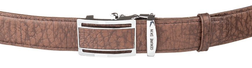 Ремень-автомат мужской Accessory Collection 18139 из натуральной кожи Коричневый 18139 фото