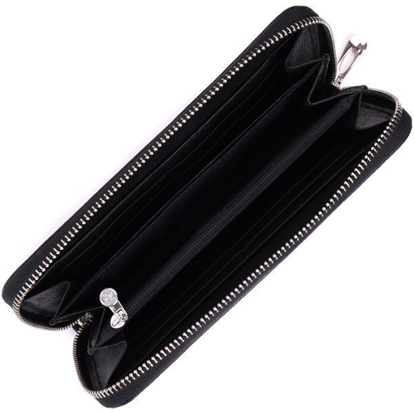 Кошелек-клатч универсальный на одно отделение из натуральной кожи ST Leather 22562 Черный 53383 фото