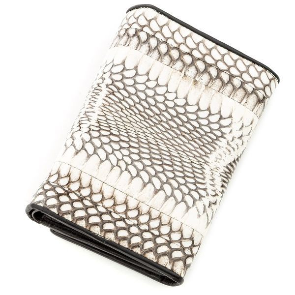 Кошелек SNAKE LEATHER 18546 из натуральной кожи питона Серый 18546 фото