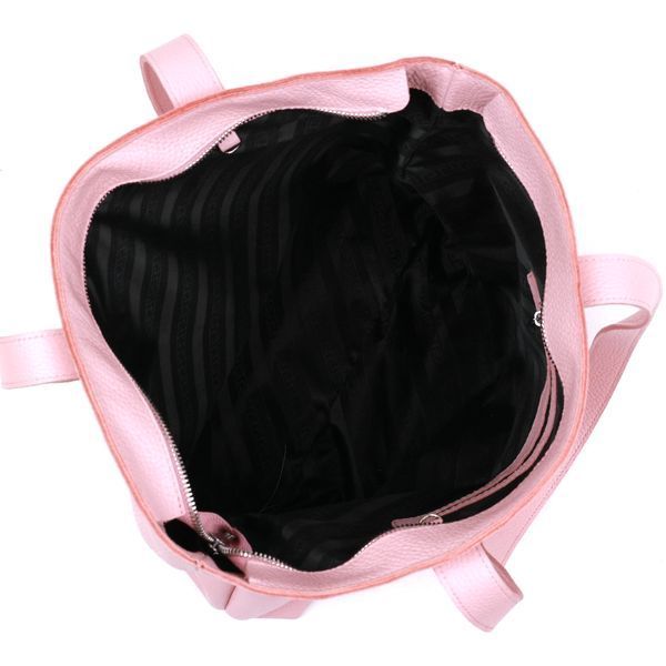 Spacious leather women's shopping bag Shvigel 16356 Pink 16356 фото