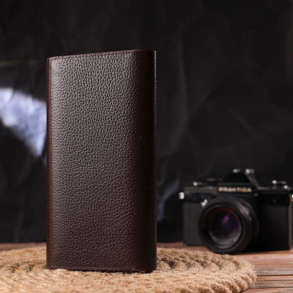 Spacious women's wallet made of genuine leather CANPELLINI 21660 Brown 21660 фото