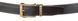 Genuine leather belt with retro brass buckle Vintage 20215 Black 20215 фото 2