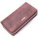 Excellent men's clutch made of vintage genuine leather KARYA 21313 Brown 21313 фото 1