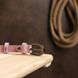 Thin genuine leather belt Vintage 20761 Pink 20761 фото 7