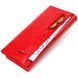 Patent leather wallet for women made of genuine textured leather CANPELLINI 21609 Red 21609 фото 5