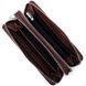 Excellent men's clutch made of vintage genuine leather KARYA 21313 Brown 21313 фото 4