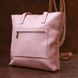 Spacious leather women's shopping bag Shvigel 16356 Pink 16356 фото 8