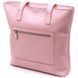 Spacious leather women's shopping bag Shvigel 16356 Pink 16356 фото 2