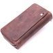 Excellent men's clutch made of vintage genuine leather KARYA 21313 Brown 21313 фото 2