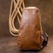 Shoulder bag with two compartments in leatherette Vintage 20561 Light brown 20561 фото 9
