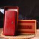 Patent leather wallet for women made of genuine textured leather CANPELLINI 21609 Red 21609 фото 8
