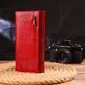 Patent leather wallet for women made of genuine textured leather CANPELLINI 21609 Red 21609 фото 7