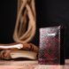 Business card holder made of genuine textured snake-effect leather KARYA 20984 Multi-colored 20984 фото 8