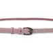 Thin genuine leather belt Vintage 20761 Pink 20761 фото 5