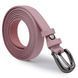 Thin genuine leather belt Vintage 20761 Pink 20761 фото 3