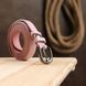 Thin genuine leather belt Vintage 20761 Pink 20761 фото 6