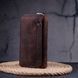 Excellent men's clutch made of vintage genuine leather KARYA 21313 Brown 21313 фото 7