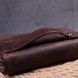 Excellent men's clutch made of vintage genuine leather KARYA 21313 Brown 21313 фото 8