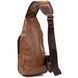 Shoulder bag with two compartments in leatherette Vintage 20561 Light brown 20561 фото 2