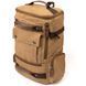 Unisex textile travel backpack with handles Vintage 20664 Sand 20664 фото 1