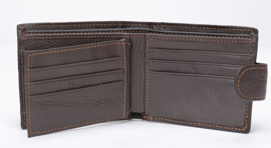 Men's leather wallet with eagle 20232 Vintage Black 20232 фото