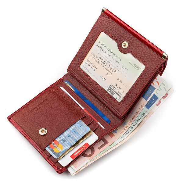 Кошелек женский ST Leather 18355 (S1101A) очень красивый Красный 18355 фото