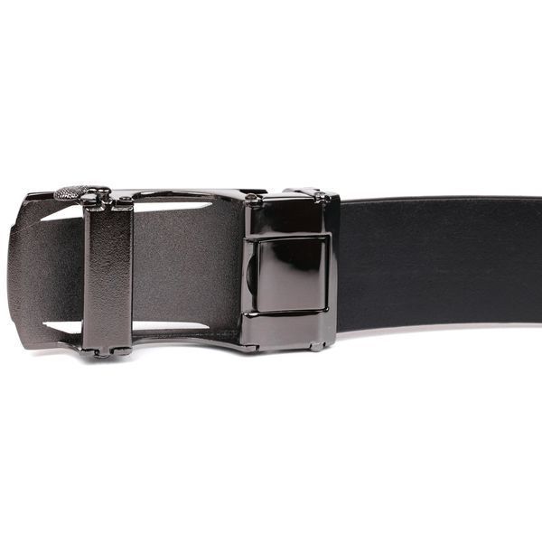 Genuine leather belt with leather insert in buckle Vintage 20216 Brown 20216 фото