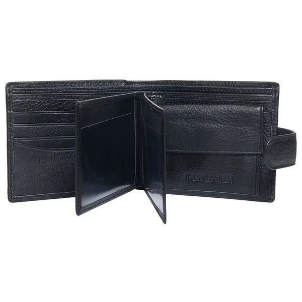 Men's leather wallet with two transparent compartments F. Leather Collection F27 фото