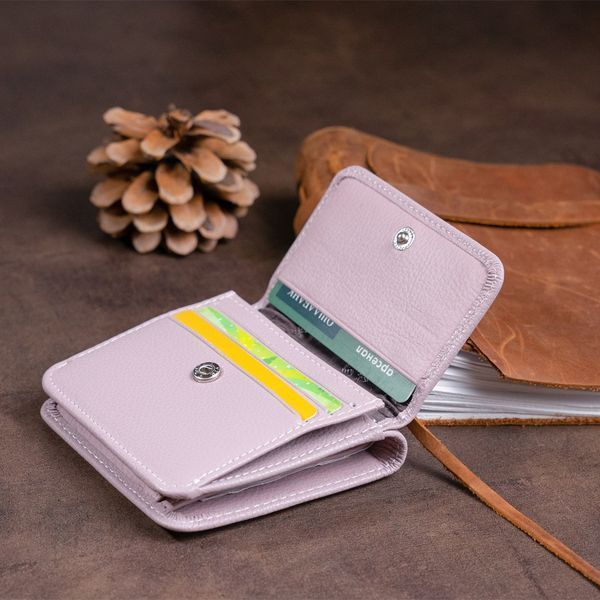 Маленький кошелек на кнопке женский ST Leather 19238 Лиловый 19238 фото