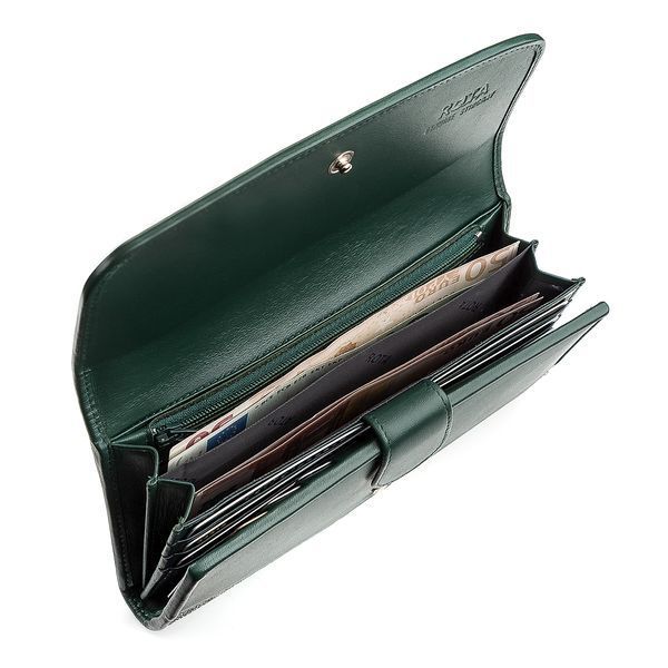 Кошелек женский STINGRAY LEATHER 18285 из натуральной кожи морского ската&nbsp;Зеленый 18285 фото