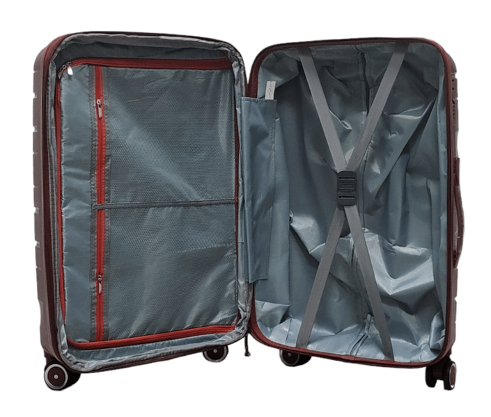 Suitcase Milano bag 0306 Burgundy Suitcase set 0306/60/68 фото