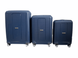 Suitcase Airtex 226B Blue Suitcase set 226B/53/68 фото 1