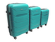 Чемодан Worldline Airtex 282 Комплект чемоданов Бирюзовый 282/79/68 фото 2