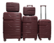 Suitcase Milano bag 0306 Burgundy Suitcase set 0306/60/68 фото 1