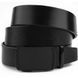 Men's leather belt with automatic mosaic buckle Vintage 20283 Black 20283 фото 1