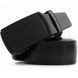 Men's leather belt with automatic mosaic buckle Vintage 20283 Black 20283 фото 2