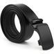 Men's leather belt with automatic mosaic buckle Vintage 20283 Black 20283 фото 3