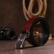 Genuine leather belt with leather insert in buckle Vintage 20216 Brown 20216 фото 9