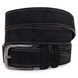 Suede fashion men's belt Vintage 20710 Black 20710 фото 1